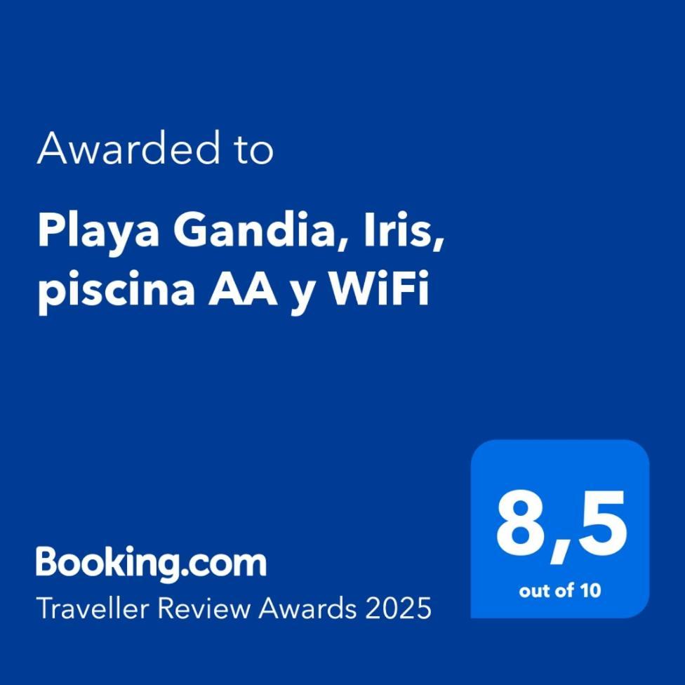 Playa Gandia, Iris, Piscina Aa Y Wifi Apartment Playa de Gandia Bagian luar foto